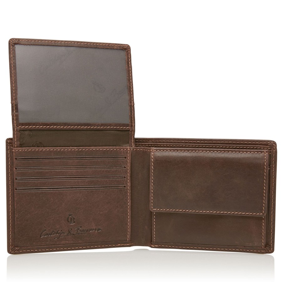 Hot Castelijn & Beerens Castelijn & Beerens Canyon 8 Card Billfold Wallet Mocca