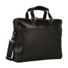 Best Leonhard Heyden Leonhard Heyden Dakota Zipped Briefcase 1 Compartment Black