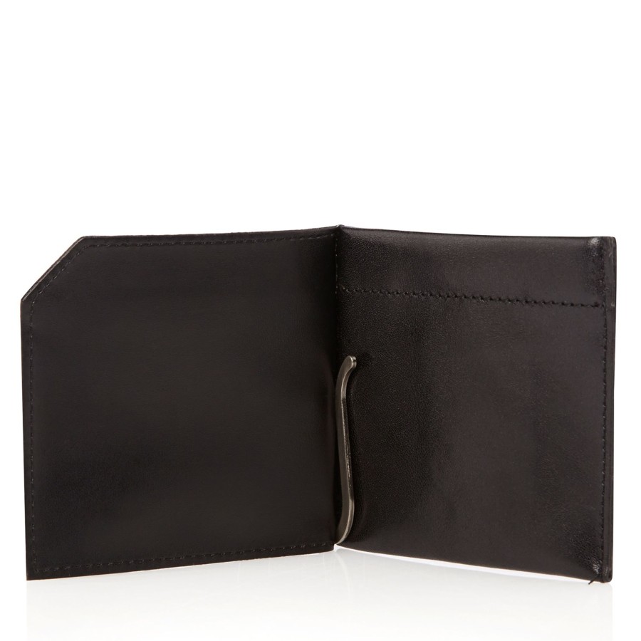 Clearance Castelijn & Beerens Castelijn & Beerens Gaucho Dollarclip Wallet Black