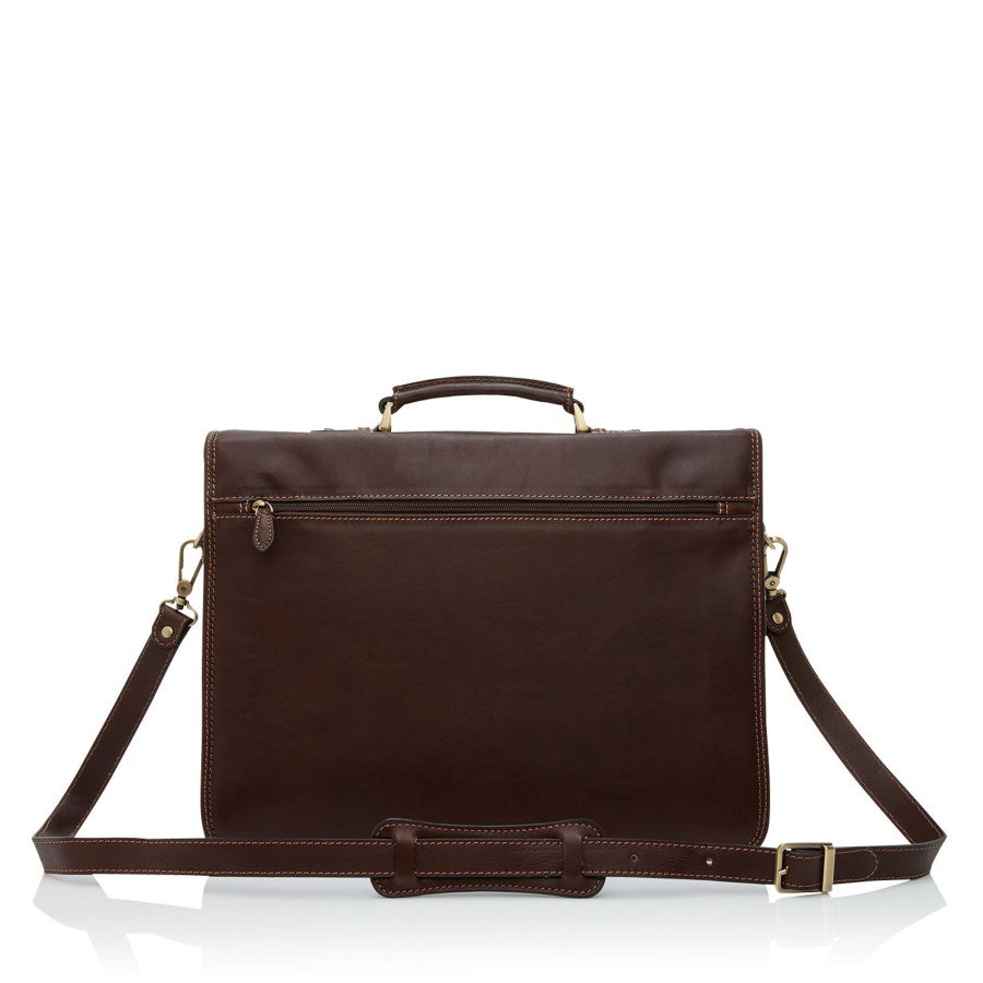 Best Castelijn & Beerens Castelijn & Beerens Verona Laptop Bag 13.3" + Tablet Double Pocket Mocca