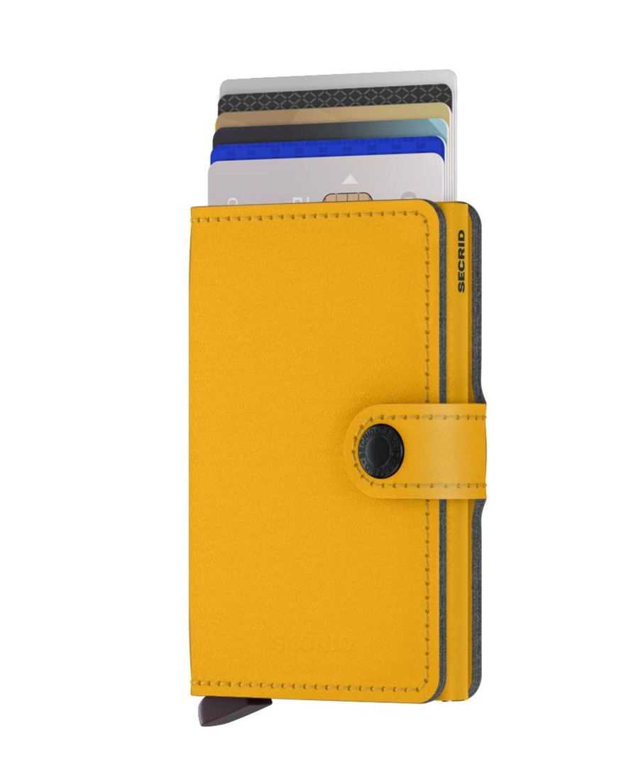 Clearance Secrid Secrid Miniwallet Yard Powder Ochre