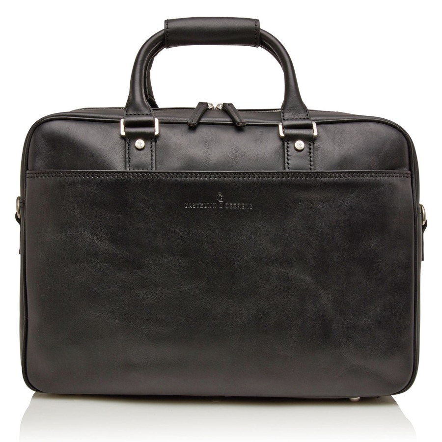 Clearance Castelijn & Beerens Castelijn & Beerens Verona Laptop Bag 15.6" + Tablet Single Zip Black