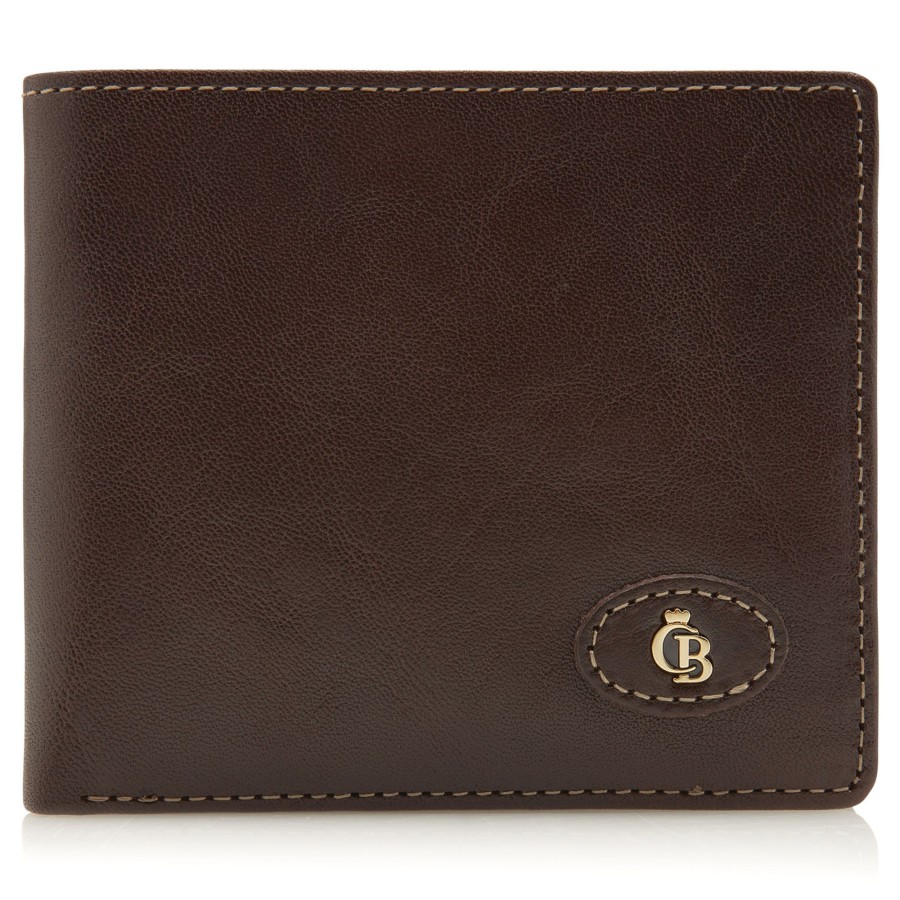 Clearance Castelijn & Beerens Castelijn & Beerens Gaucho 8 Card Billfold Wallet Mocca