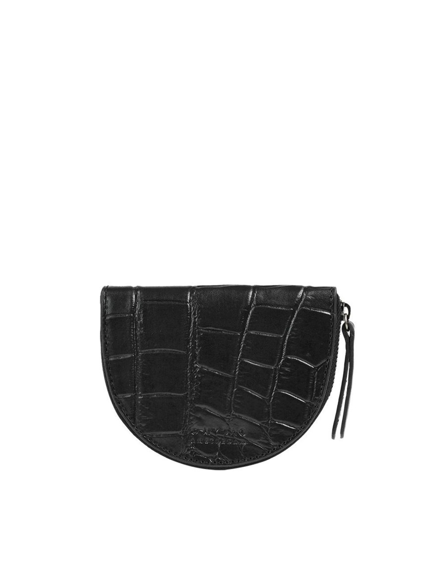 Clearance O My Bag O My Bag Laura'S Purse Classic Black Croco