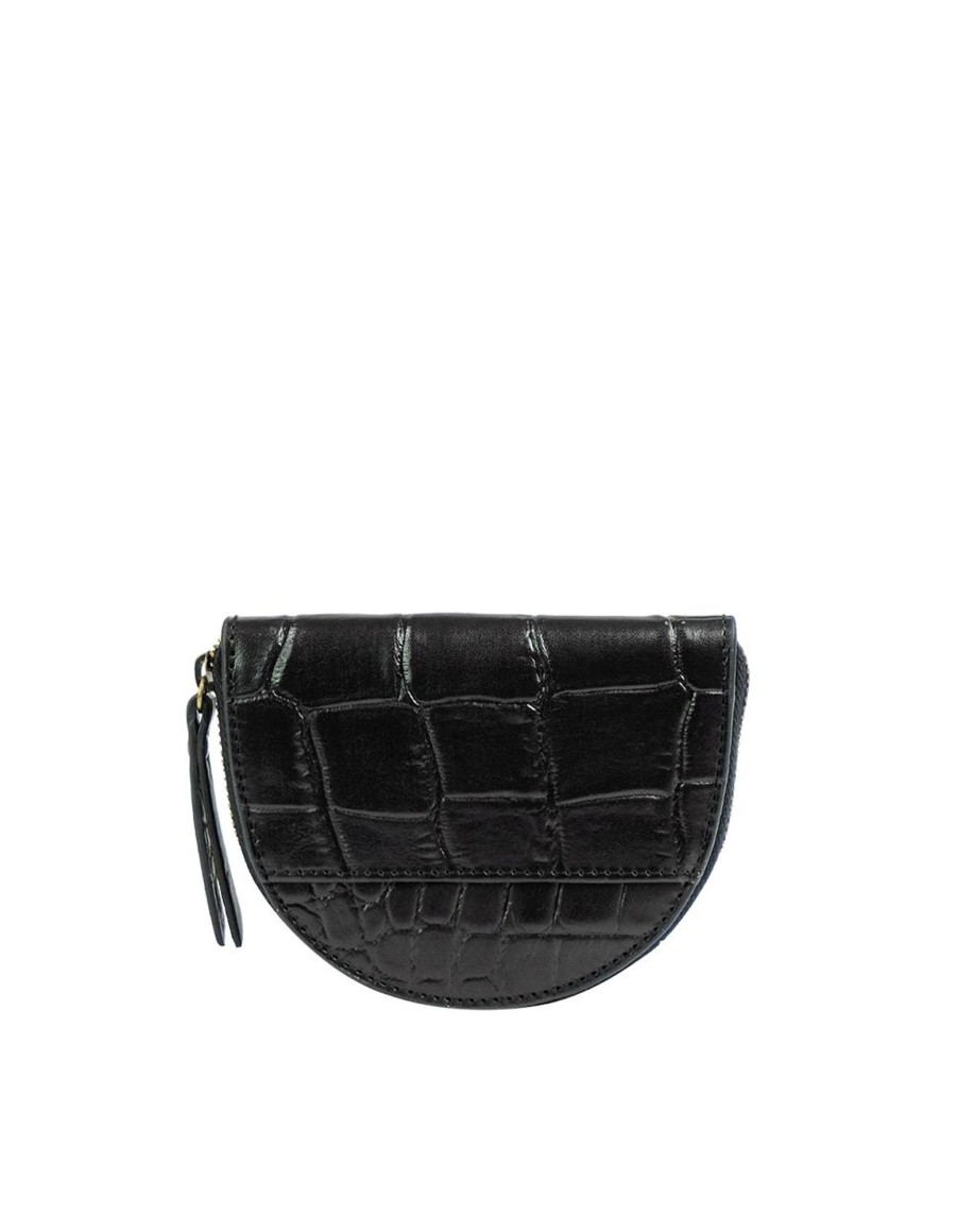 Clearance O My Bag O My Bag Laura'S Purse Classic Black Croco