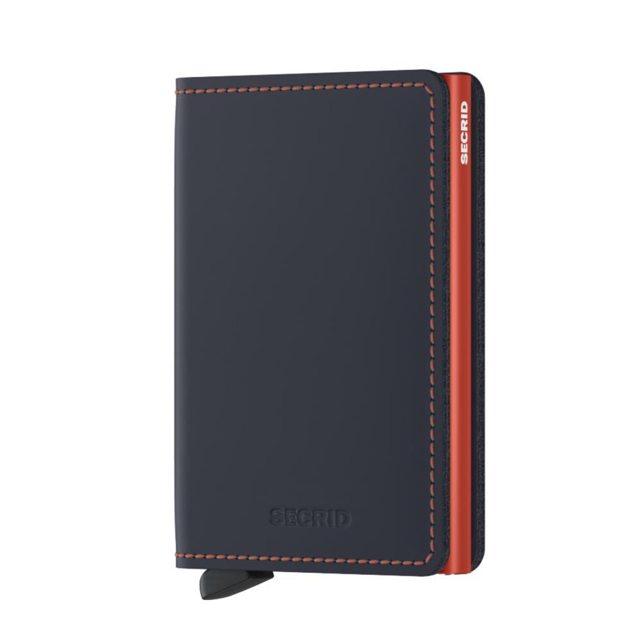 Online Secrid Secrid Slimwallet Matte Night Blue Orange