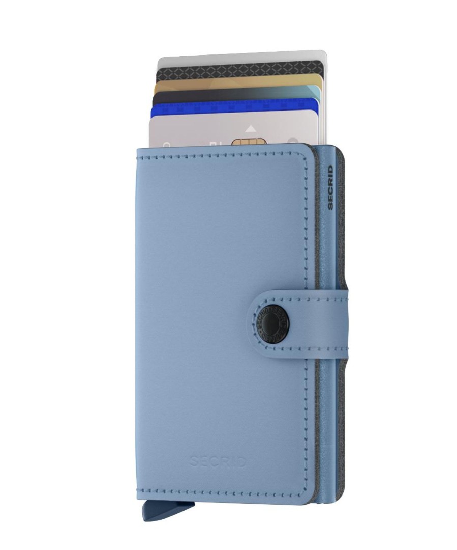 Clearance Secrid Secrid Miniwallet Yard Powder Sky Blue