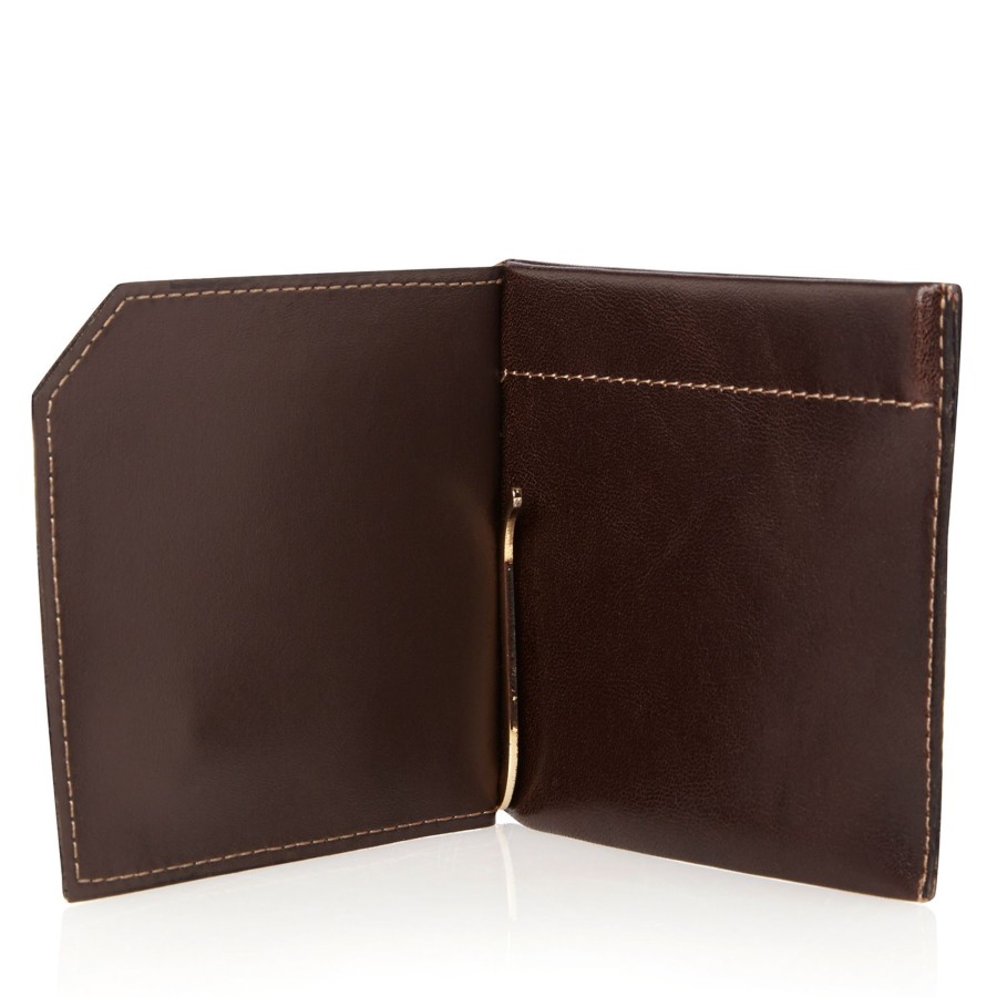 Clearance Castelijn & Beerens Castelijn & Beerens Gaucho Dollarclip Wallet Mocca