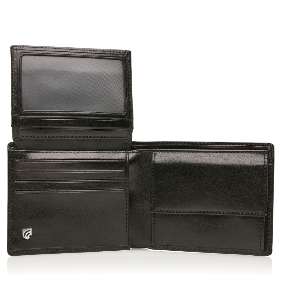 Best Castelijn & Beerens Castelijn & Beerens Gaucho 9 Card Billfold Wallet Black