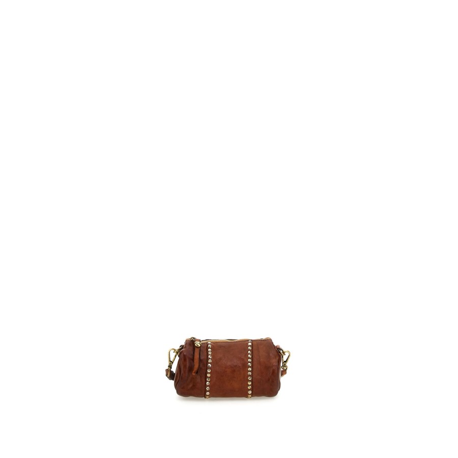 Hot Campomaggi Campomaggi Traditional Kura Small Crossbody Bag Cognac