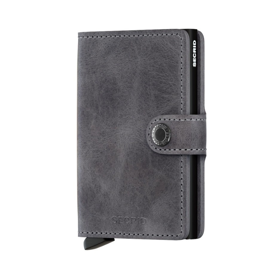 Online Secrid Secrid Miniwallet Vintage Grey Black