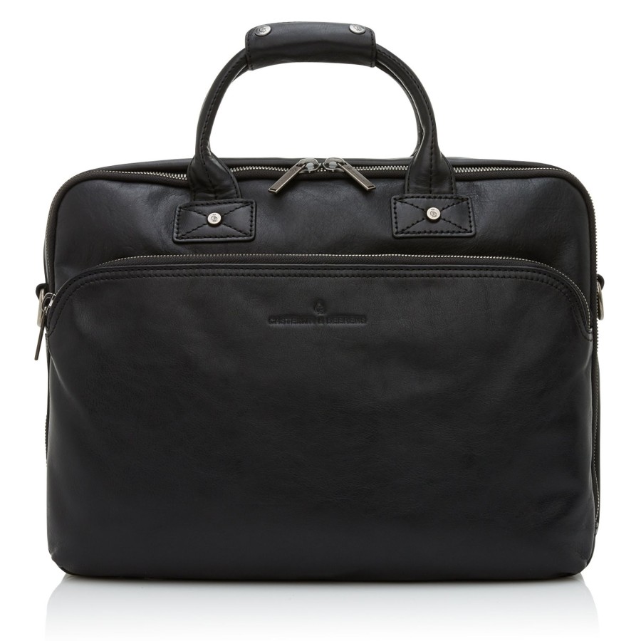 Online Castelijn & Beerens Castelijn & Beerens Firenze Laptop Bag 15.6" + Tablet Double Zip Black