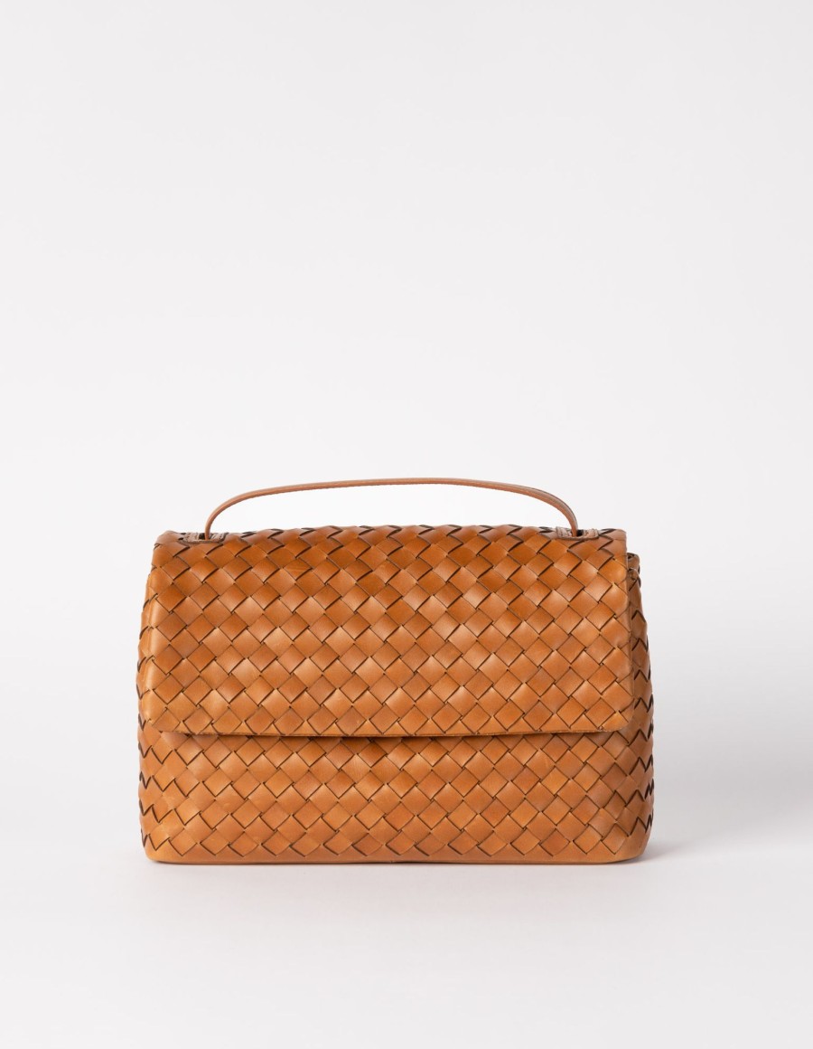 Best O My Bag O My Bag Kenzie Cognac Woven Classic Leather