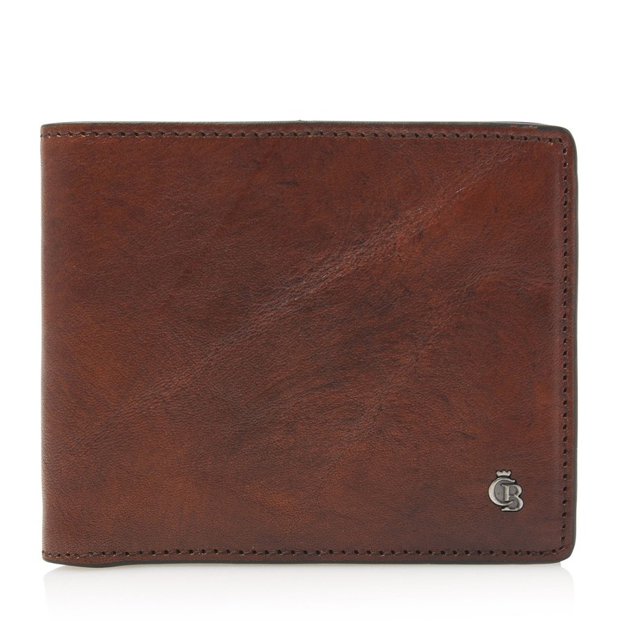 Online Castelijn & Beerens Castelijn & Beerens Rien 8 Card Wallet Cognac