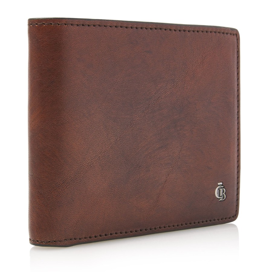 Online Castelijn & Beerens Castelijn & Beerens Rien 8 Card Wallet Cognac