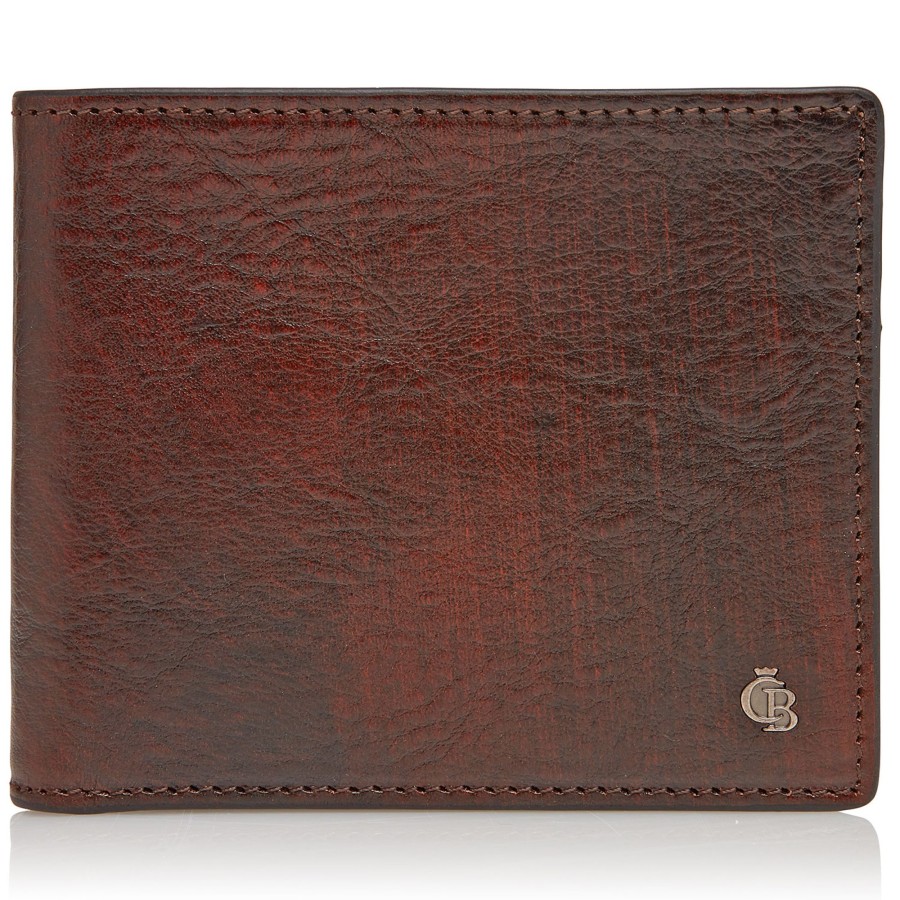 New Castelijn & Beerens Castelijn & Beerens Rien 8 Card Billfold Wallet Cognac