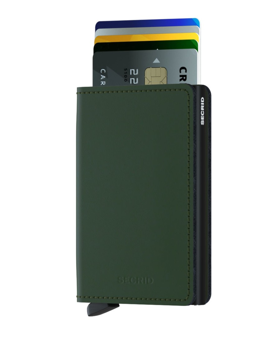 Online Secrid Secrid Slimwallet Matte Green Black