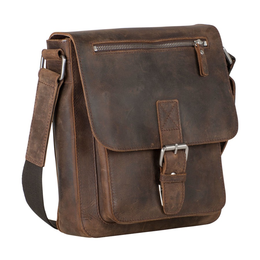 Wholesale Leonhard Heyden Leonhard Heyden Salisbury Messenger Bag S Brown