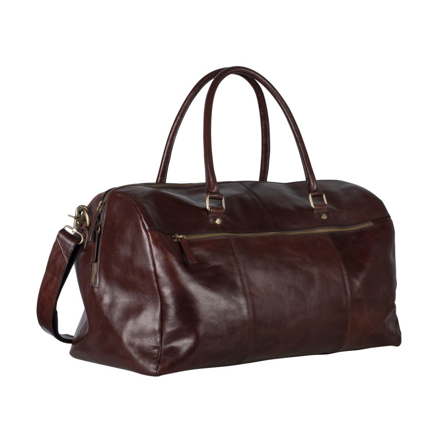 Online Leonhard Heyden Leonhard Heyden Cambridge Travel Bag Red Brown