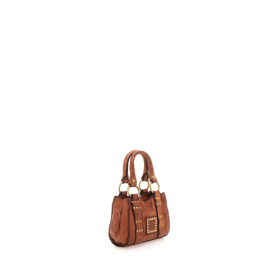 Clearance Campomaggi Campomaggi Traditional Demetra Small Shoulder Bag Cognac