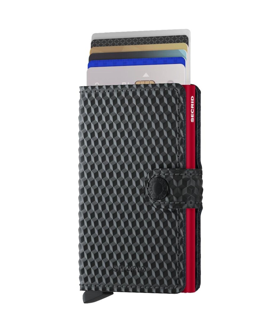 Wholesale Secrid Secrid Miniwallet Cubic Black Red