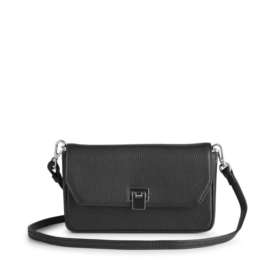 Clearance Markberg Markberg Emily Crossbody Bag Grain Black