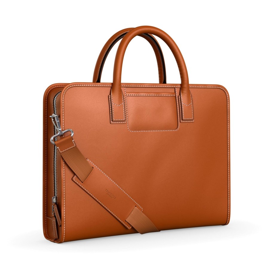 Online Travelteq Travelteq All Leather Cognac