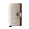 Clearance Secrid Secrid Miniwallet Champagne Brown Metallic