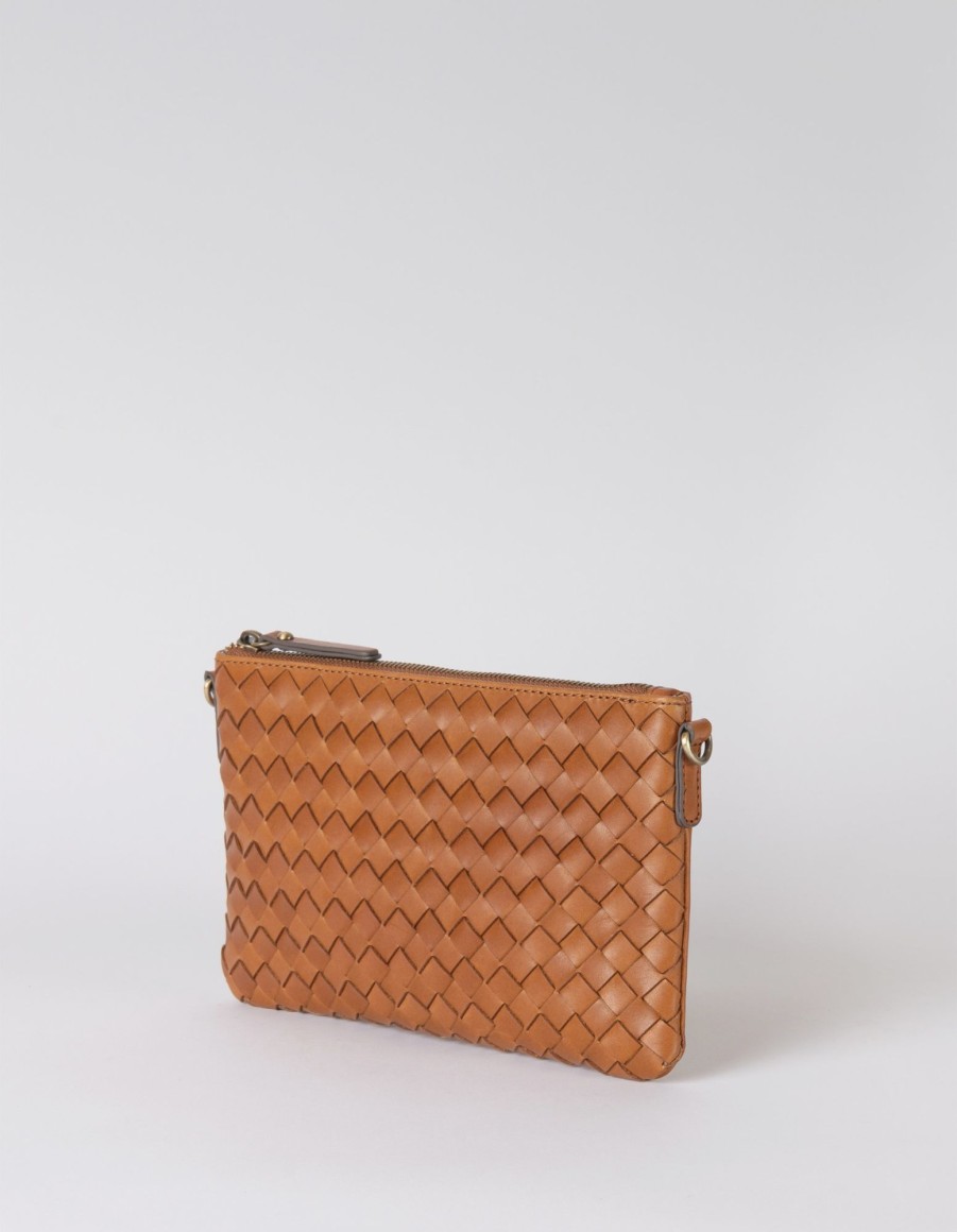 Clearance O My Bag O My Bag Lexi Cognac Woven Classic Leather