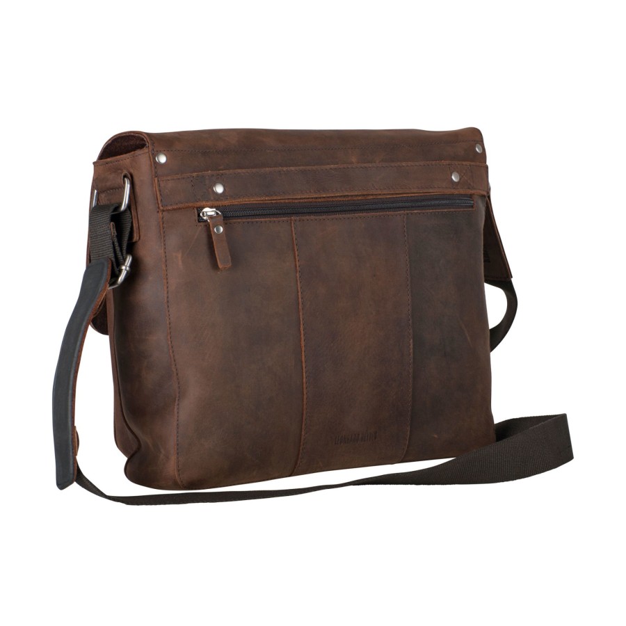 Best Leonhard Heyden Leonhard Heyden Salisbury Messenger Bag M Brown