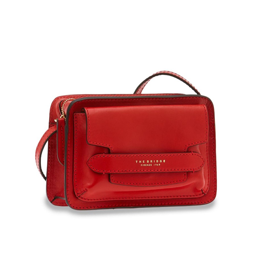 Clearance The Bridge The Bridge Lucrezia Camera Case Red Currant