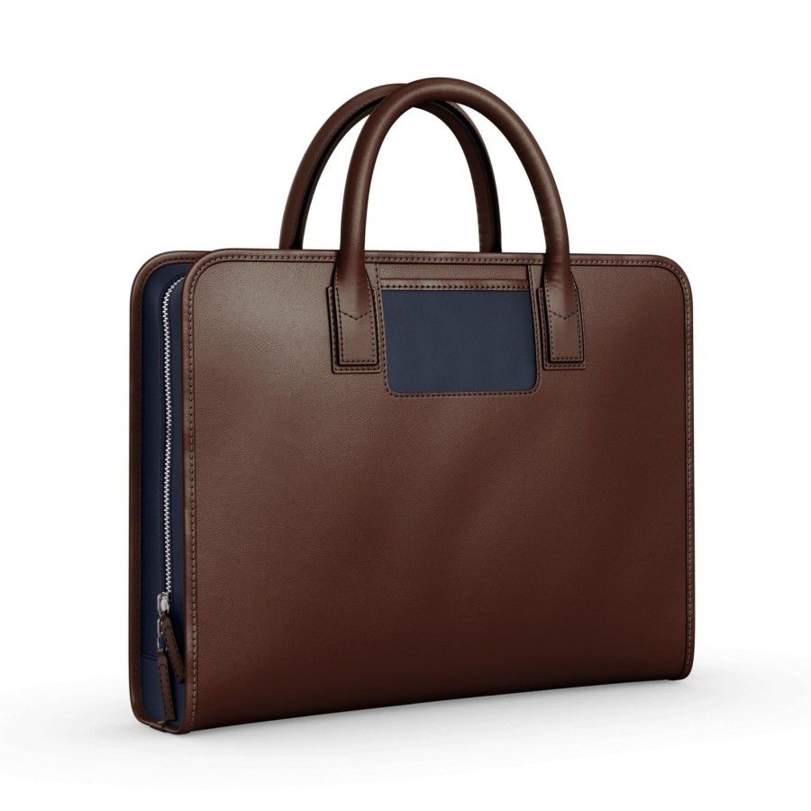 Online Travelteq Travelteq Briefcase Espresso Navy