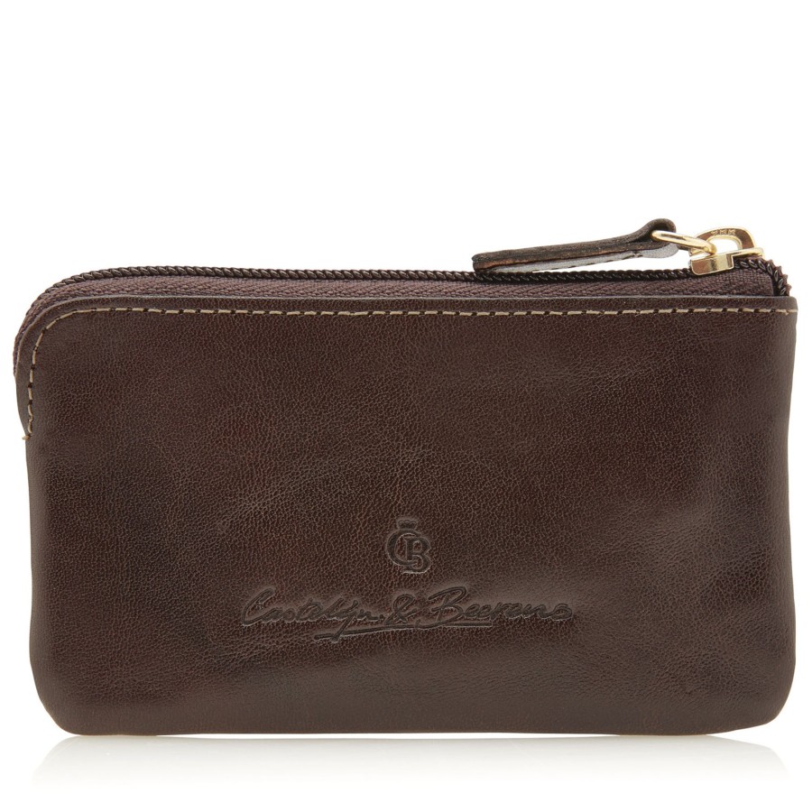 Hot Castelijn & Beerens Castelijn & Beerens Gaucho Key Case Zip Small Mocca