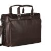 Hot Leonhard Heyden Leonhard Heyden Dakota Zipped Briefcase 2 Compartments Brown