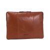 Best Leonhard Heyden Leonhard Heyden Cambridge Zipped Laptop Sleeve S Cognac