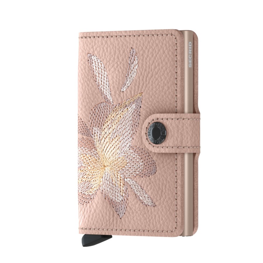 Best Secrid Secrid Miniwallet Stitch Rose Magnolia