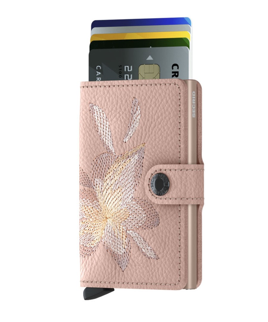 Best Secrid Secrid Miniwallet Stitch Rose Magnolia