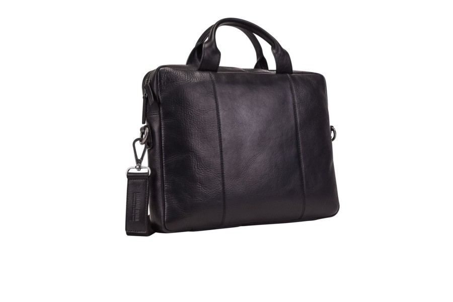 Online Leonhard Heyden Leonhard Heyden Roma Zipped Briefcase 1 Compartment Black