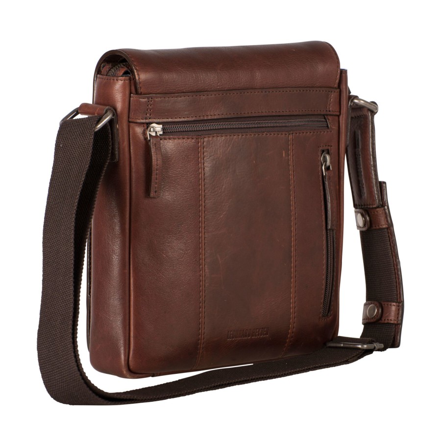 Clearance Leonhard Heyden Leonhard Heyden Roma Messenger Bag S Brown