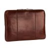 Online Leonhard Heyden Leonhard Heyden Cambridge Zipped Laptop Sleeve S Red Brown