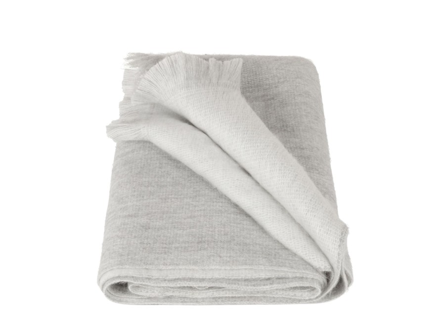 Clearance Alpaca Loca Alpaca Loca Double Scarf Grey/White