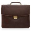 Clearance Castelijn & Beerens Castelijn & Beerens Verona Laptop Bag 15.6" + Tablet Triple Pocket Mocca