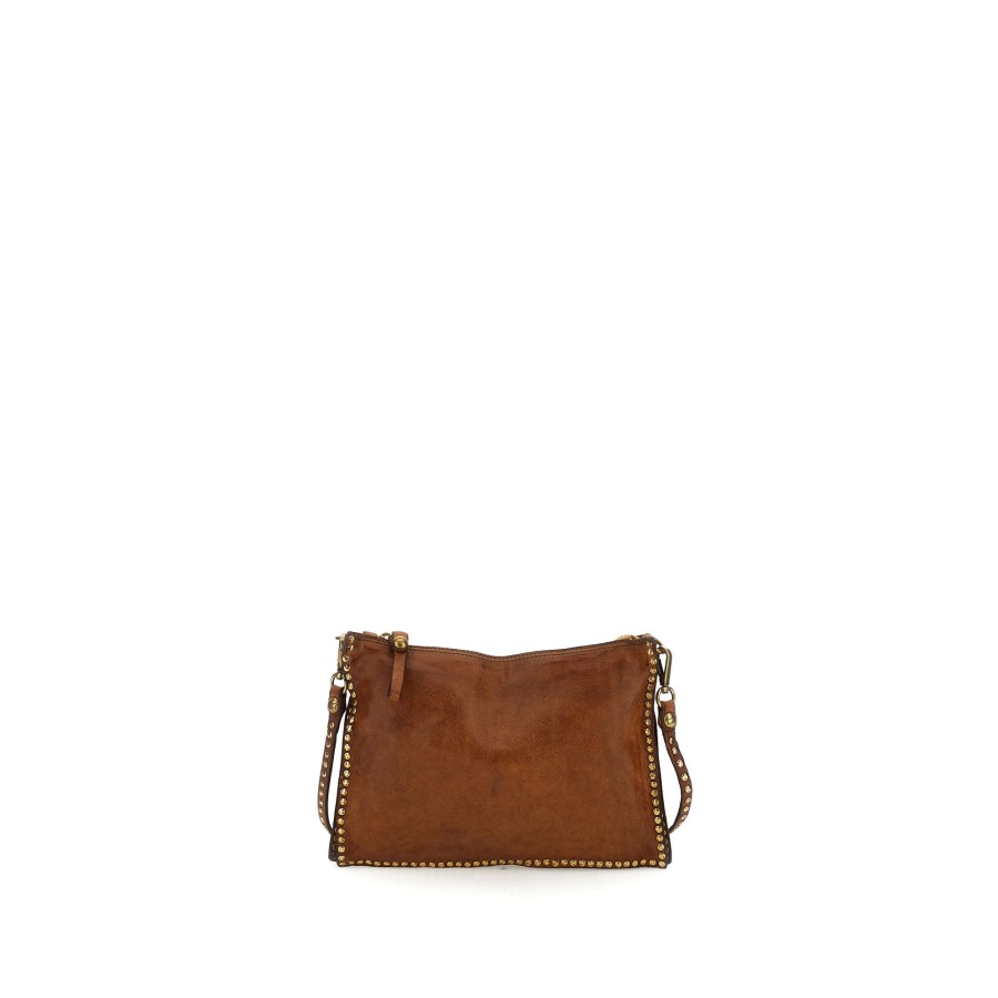 Clearance Campomaggi Campomaggi Traditional Kura Pochette Cognac