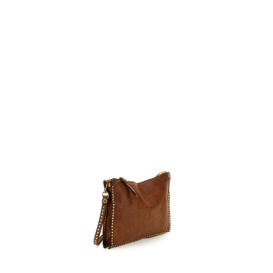 Clearance Campomaggi Campomaggi Traditional Kura Pochette Cognac