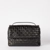 Wholesale O My Bag O My Bag Kenzie Black Woven Classic Leather