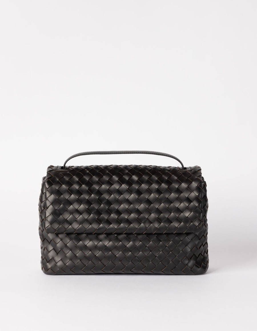 Wholesale O My Bag O My Bag Kenzie Black Woven Classic Leather