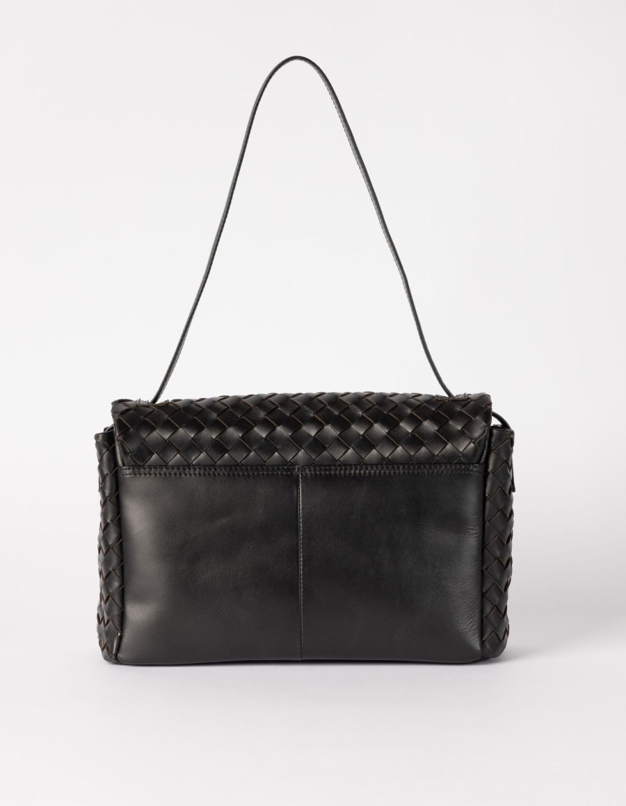 Wholesale O My Bag O My Bag Kenzie Black Woven Classic Leather