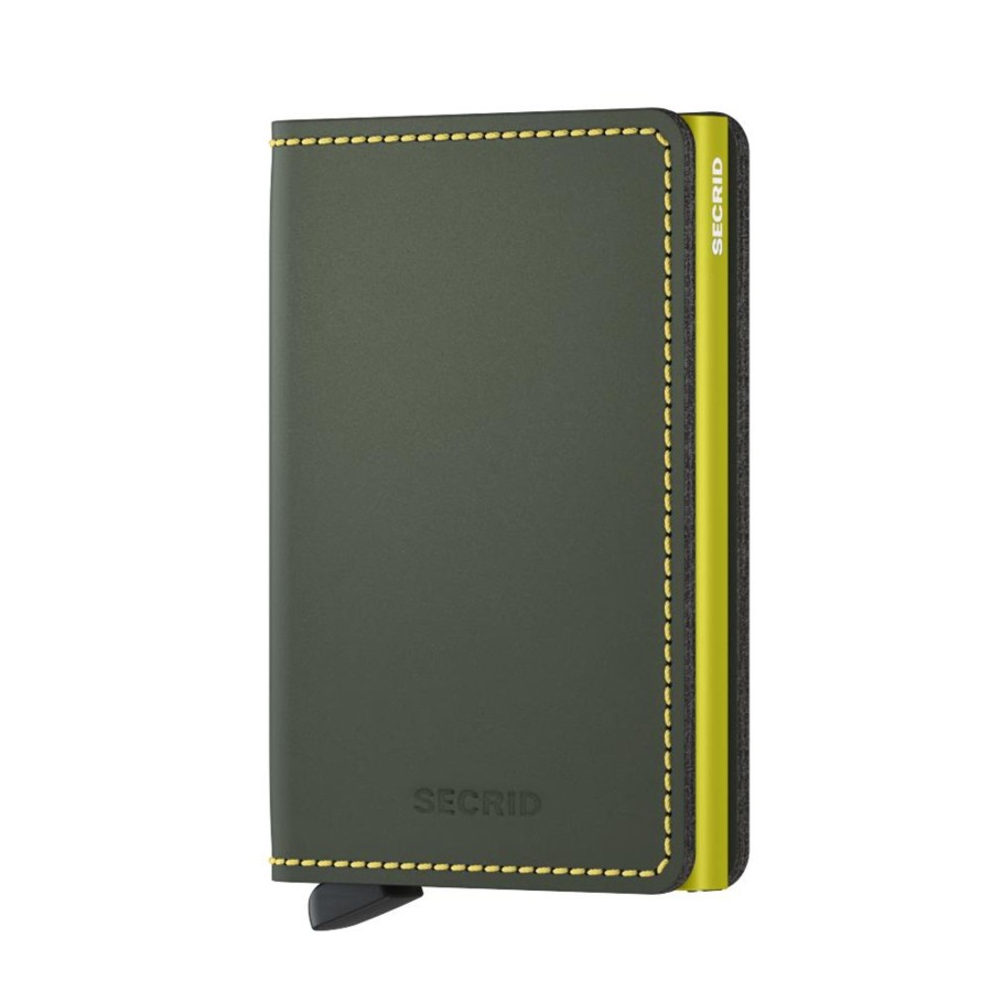 Best Secrid Secrid Slimwallet Matte Green Lime