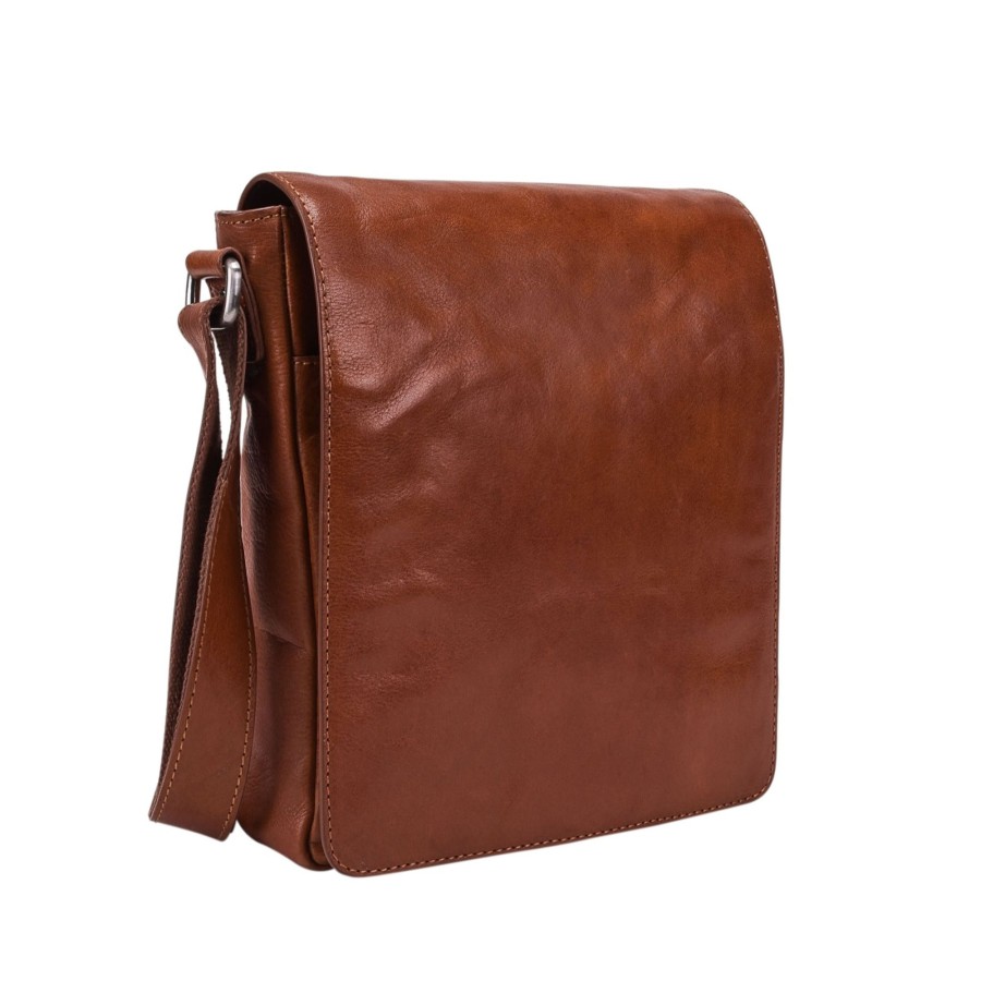 Online Leonhard Heyden Leonhard Heyden Cambridge Messenger Bag S Cognac