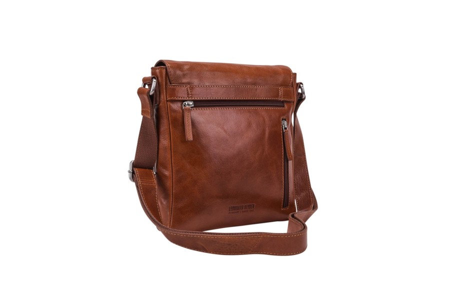 Online Leonhard Heyden Leonhard Heyden Cambridge Messenger Bag S Cognac